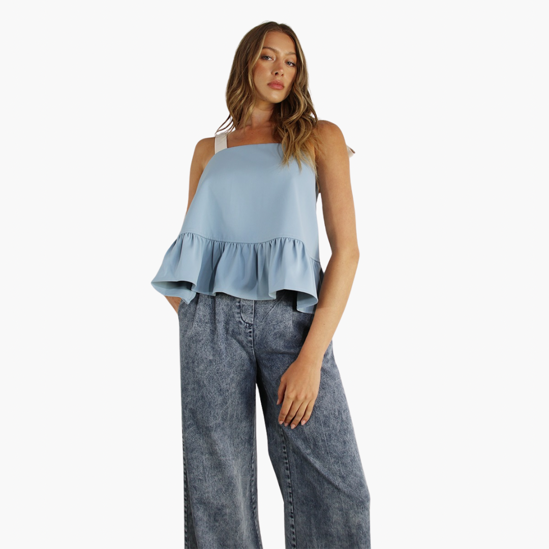 Ruffle Crop Top