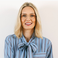 Round Gold Classified Reading Blue Light Glasses + Magnetic Pouch