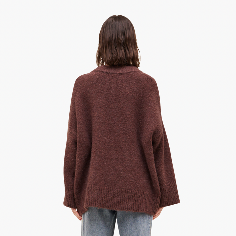 Vino Oversized V Neck Sweater