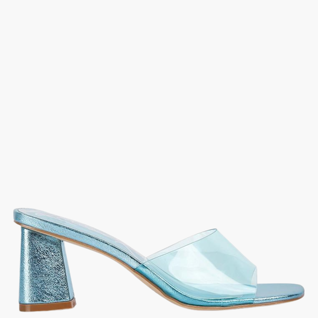 Eugnie Clear Block Heel