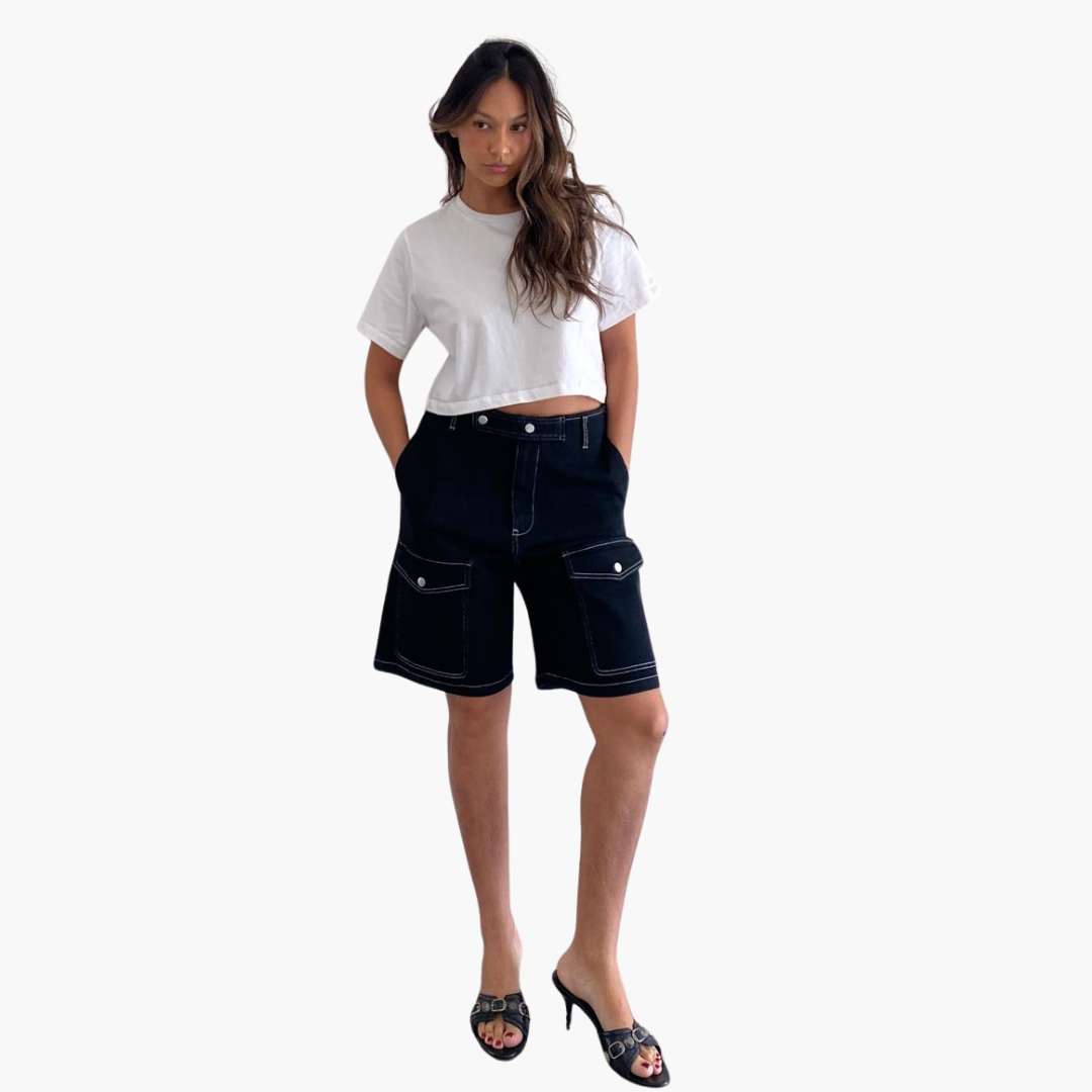 Low Waist Cargo Shorts