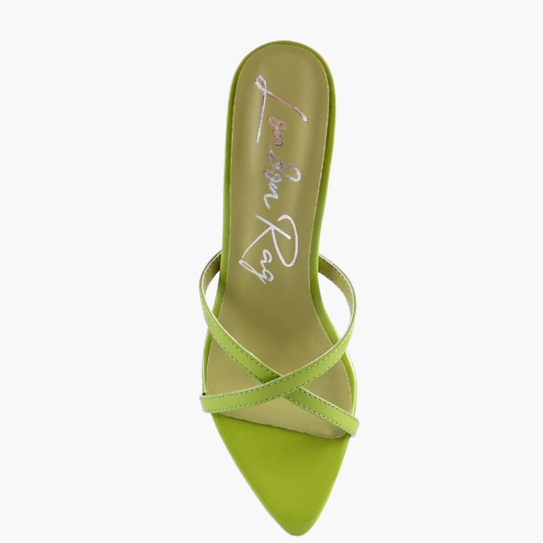 Spellbound High Heeled Pointed Toe Sandal