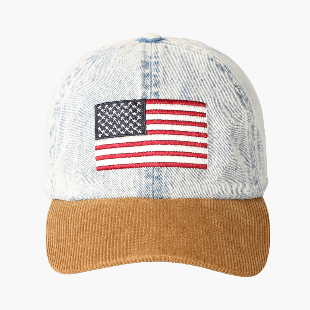 USA Light Denim Baseball Cap