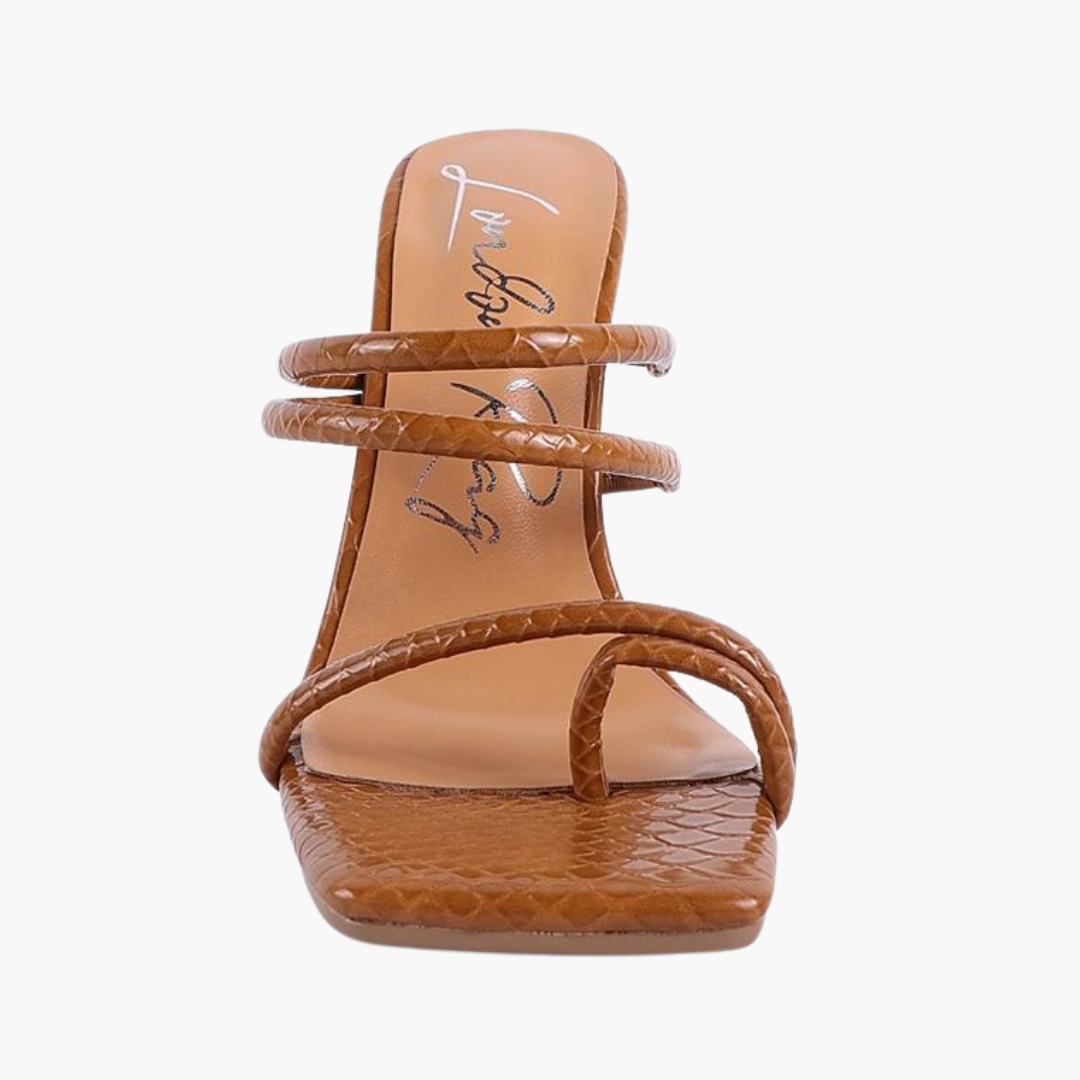 Dandelion High Heeled Croc Sandals