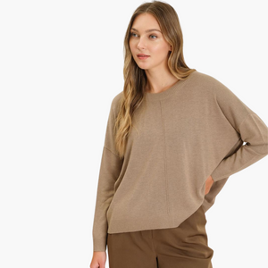 Extended Shoulder Sweater