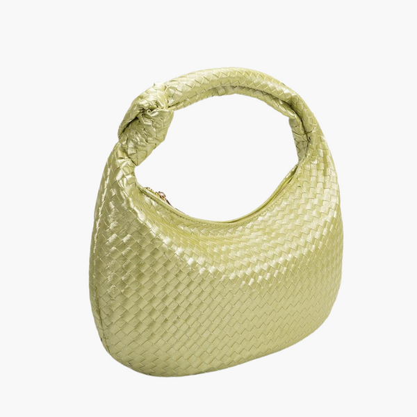 The Brigitte Shoulder Bag by Melie Bianco - Lime