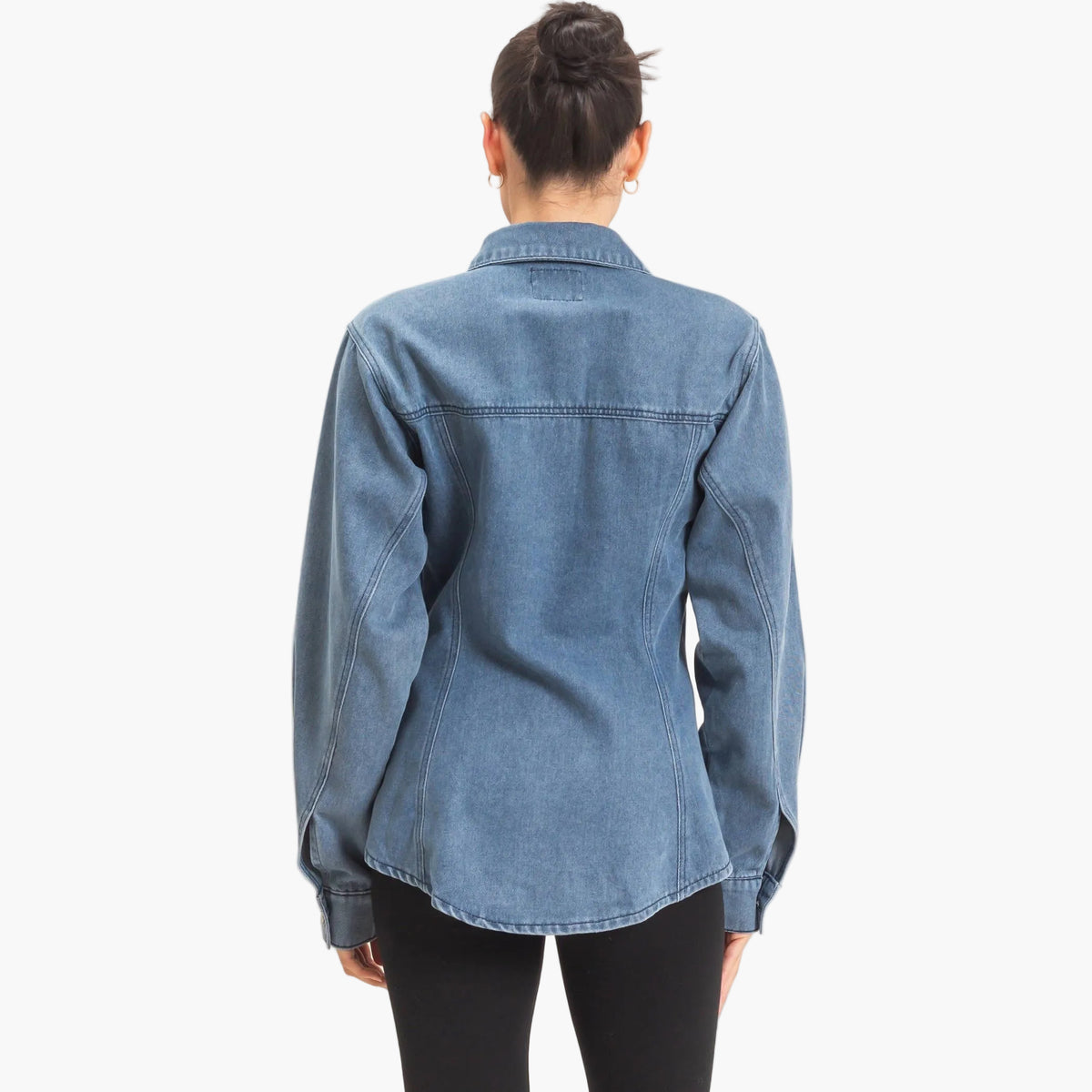 The Sculpted Denim Jacket
