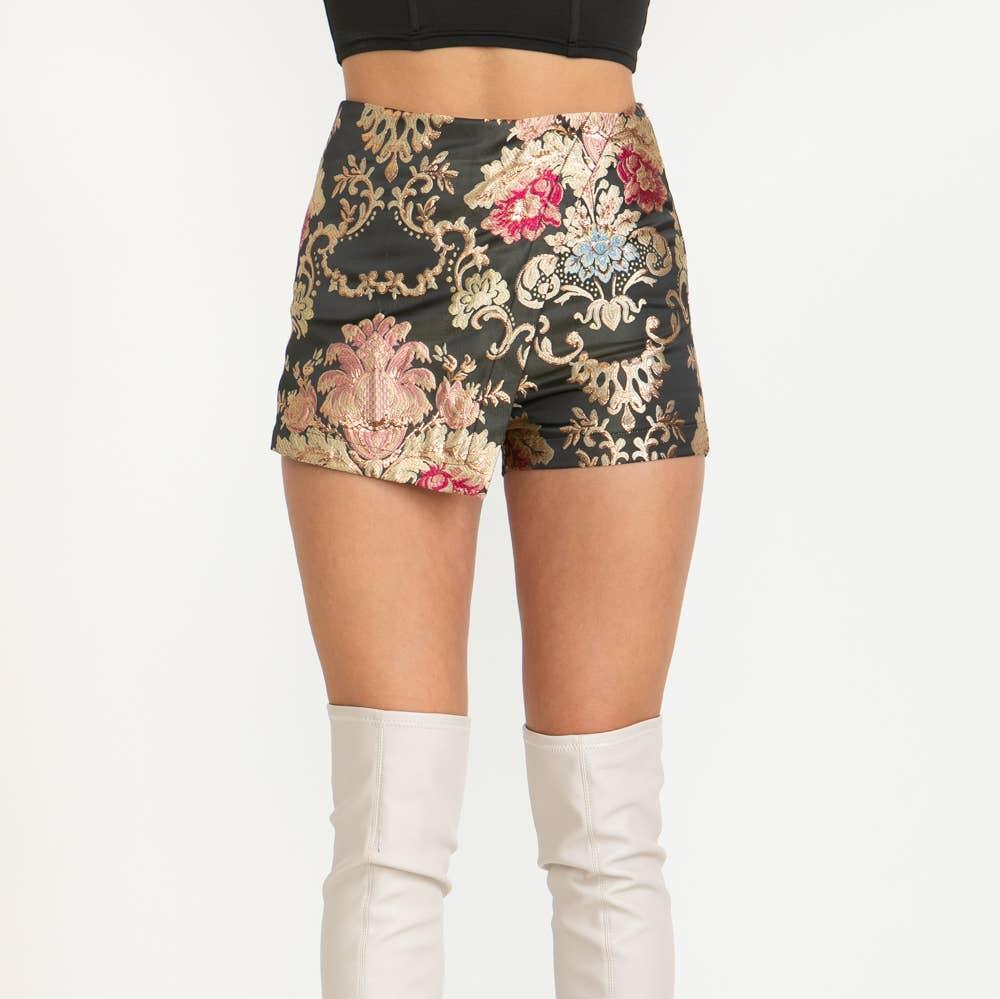 Brocade Wrap Skort