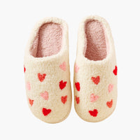 Multi Hearts Home Slippers