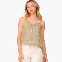Ariana Cowl Neck Open Back Satin Top
