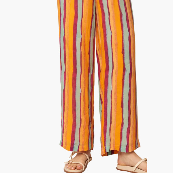 Sunkissed Striped Ankle Pants