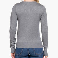 Long Sleeve Round Neck Button Down Sweater Cardigan