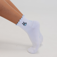 Frenchie Pilates Grip Socks