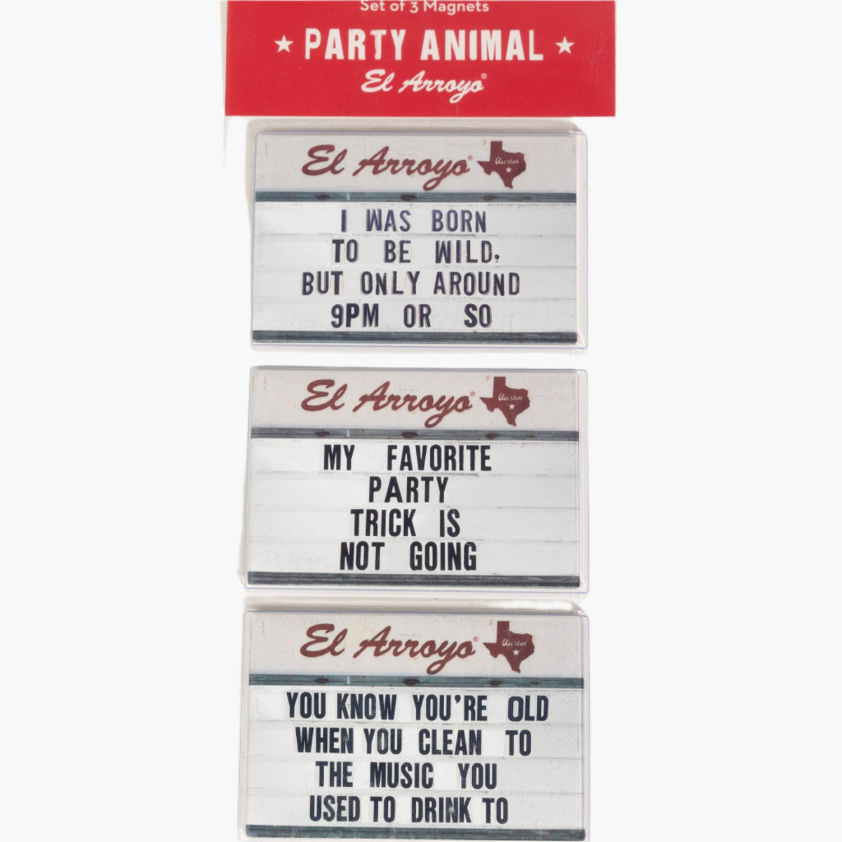 El Arroyo Magnet Set - Party Animal