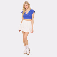Preppy Pleated Mini Skort