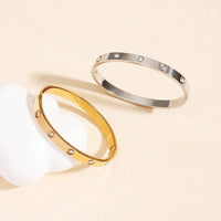 Solid Stainless Steel Bangle
