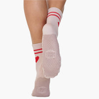 The Emmie Heart Grip Socks