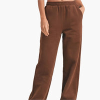 Cozy Fleece Wide Leg Sweatpants