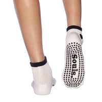 Black Heart Grip Socks