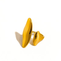 Danielle 18K Gold Non-Tarnish Abstract Statement Ring