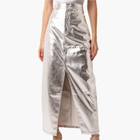 Lupe Metallic Maxi Skirt