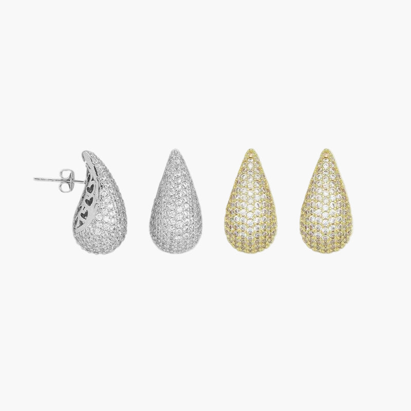 Teardrop Pavé Earrings