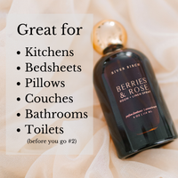 Berries + Rose - 4 oz Amber Glass Room+Linen Spray