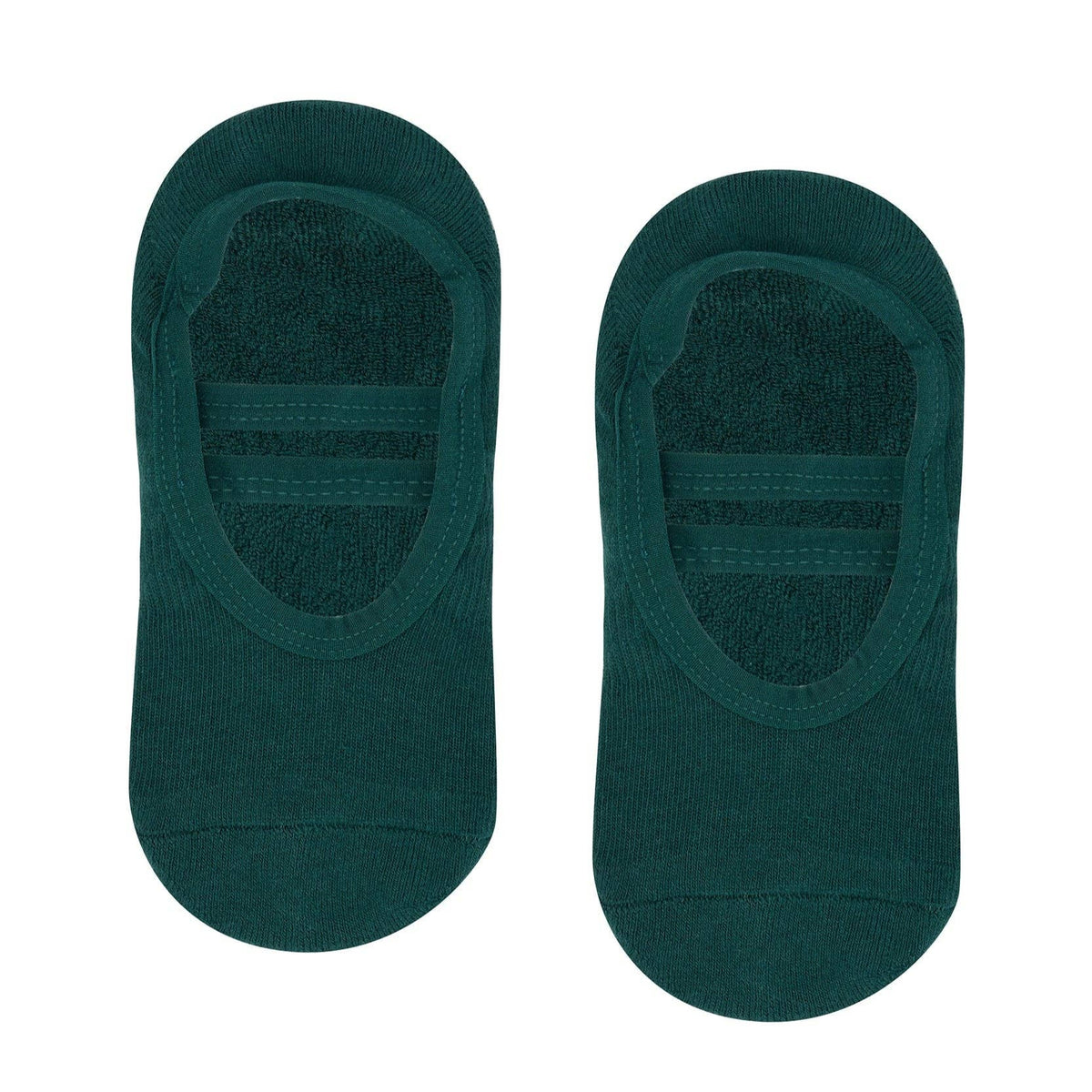 Ballet Non-Slip Grip Socks - Forest Green