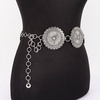 Silver Vintage Metal Chain Belt