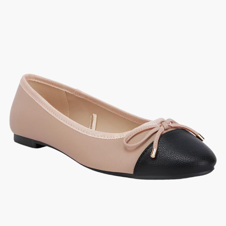 Minato Two Tone Ballet Flats