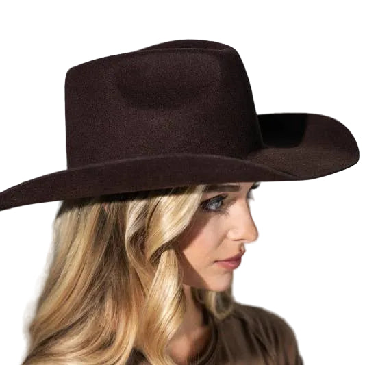 100% Australian Wool Hard Brim Cowboy Hat