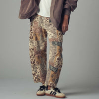 Boho Patchwork Wide Leg Pants