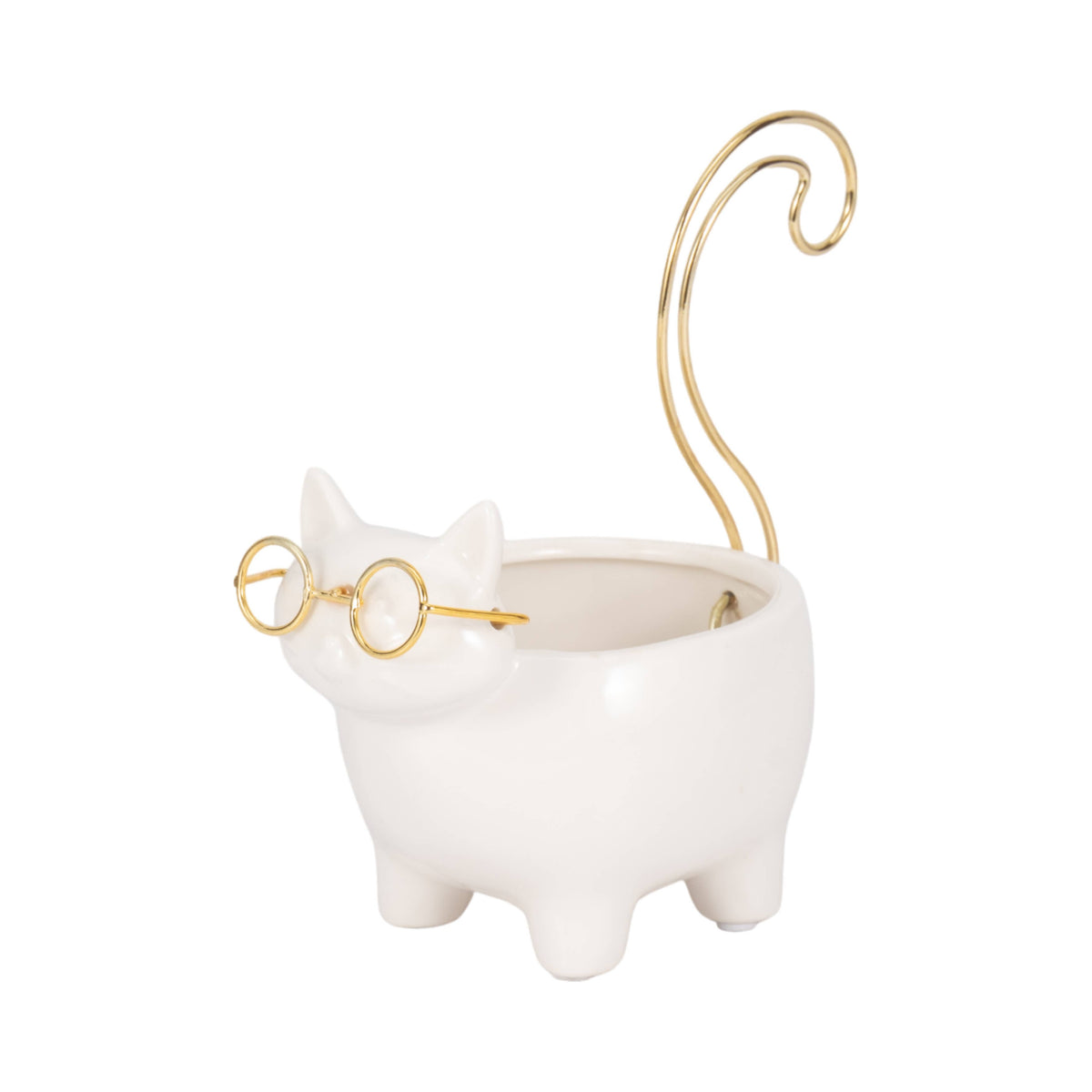 Ceramic Boho Kitty Trinket Dish