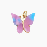 Watercolor Butterfly Charm