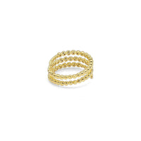 CZ Three Lines Wrap Adjustable Ring