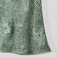 Crochet Flower Maxi Skirt