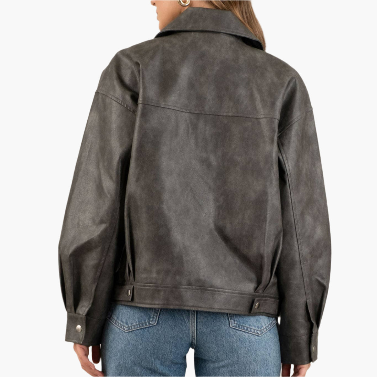 Faux Leather Jacket