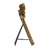 Gold Polyresin Bird Picture Frame - 4x6 in.