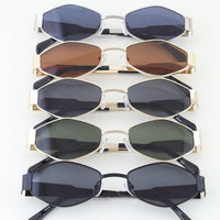 Minimal Diamond Cut Sunglasses