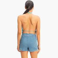 Draped Halter Neck Top