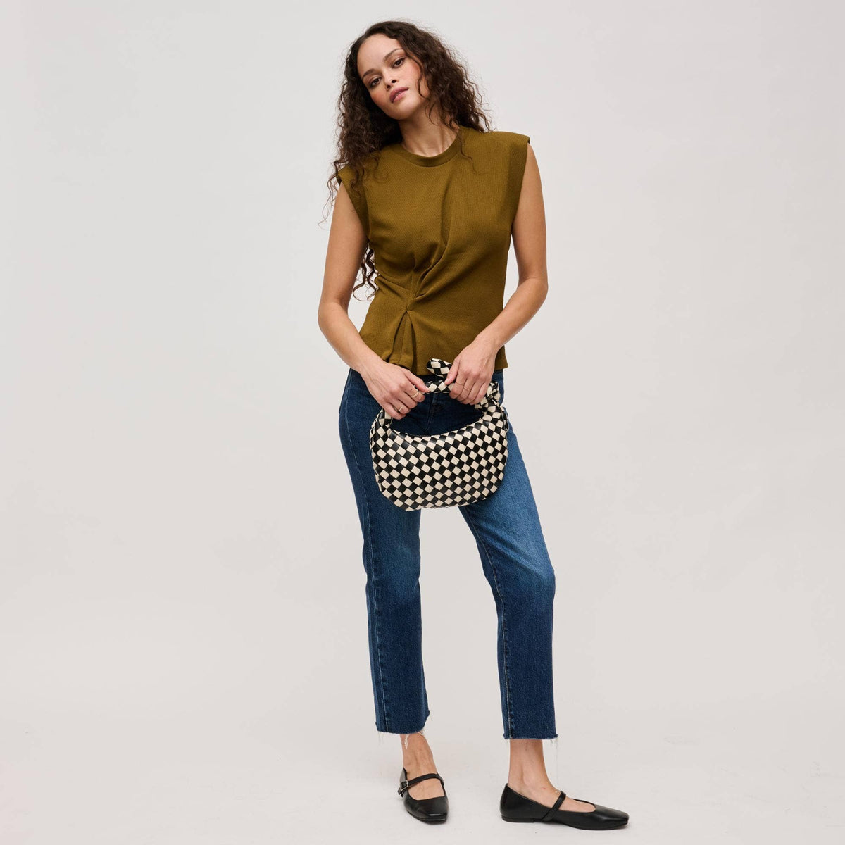 Lizbeth Woven Knot Handbag