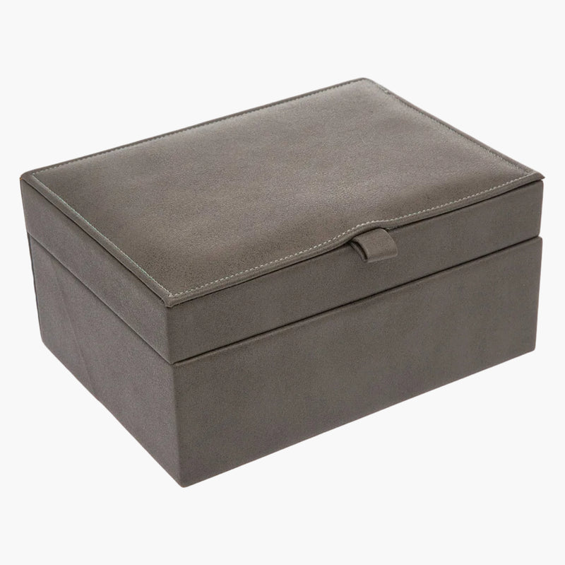 Charcoal Tab Jewelry Box