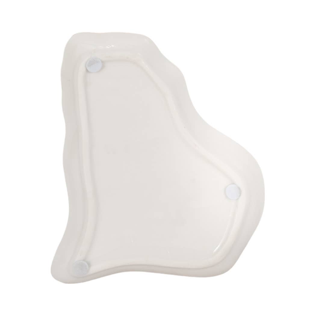 White/Black Ceramic Puppy Trinket Tray