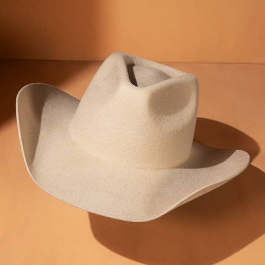 100% Australian Wool Hard Brim Cowboy Hat