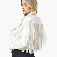 Vegan Leather Crop Jacket