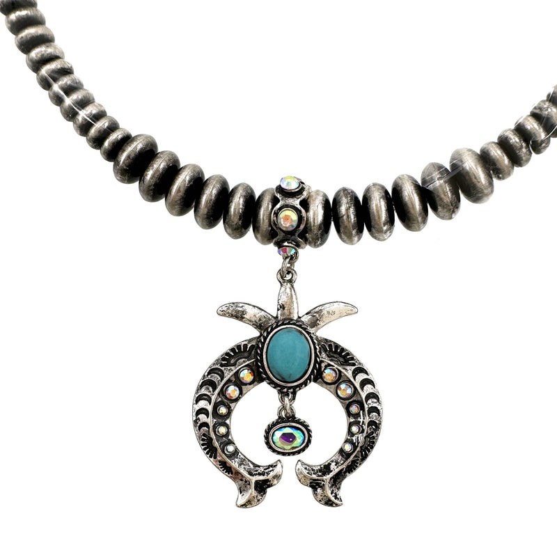 Squash Blossom Navajo Bead Choker