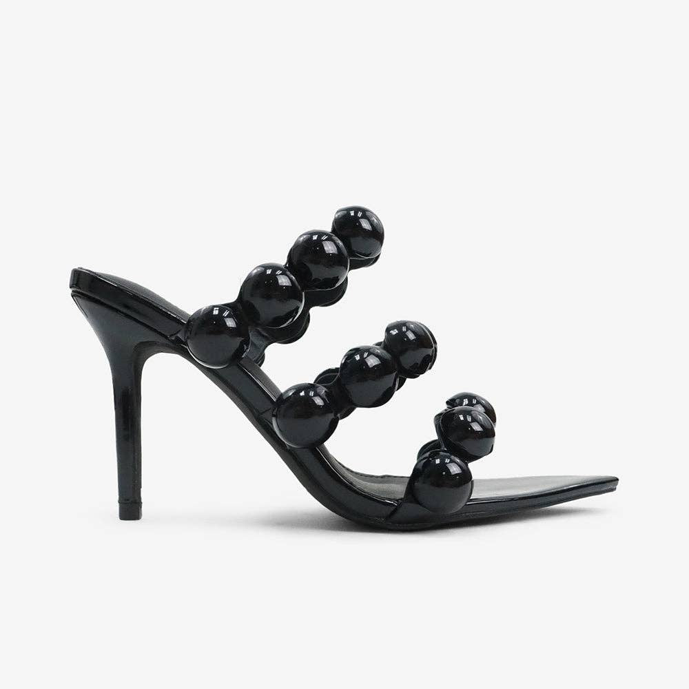 Ashlynn Beaded Mule Heels
