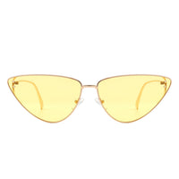 Retro Metal Frame Cat Eye Sunglasses