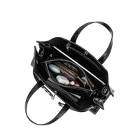 Melie Bianco Sutton Black Vegan Leather Tote Bag