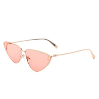 Retro Metal Frame Cat Eye Sunglasses